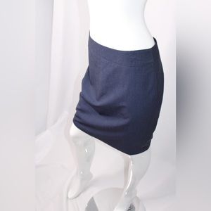 Ann Taylor Navy Blue Skirt Size 6P New Without Tags